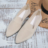 Summer New Large-Size Tip Flat-Soled Single Shoes Women's Shallow Sports Style Casual