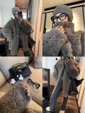 Fur Coat Woman 2025 Winter Lamb Fur Fur Coat