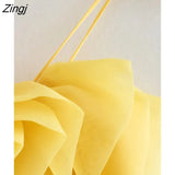 Women High Street Transparent Organza Rose Floral Patchwork Knitting Short Blouse Female Blusas Chic Crop Tops