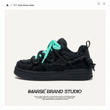 Shoes Destruction Aesthetic Series Black Samurai Youth Trend Climax Shoes Men's And Women's Men's