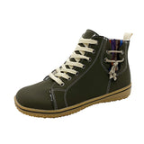 Boots Women's 2025 New Flat Heel Martin Boots Winter High-Top Single Shoes Women's Cotton