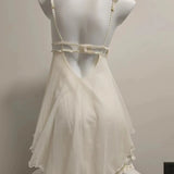 Ear Sexy Pajamas Women Spring And Autumn 2025 New Set With Chest Pad Size French Sling