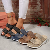 And Slippers Women's 2025 New Summer Thick-Soled Leisure Cool Drag Large-Size Shoes Leisure