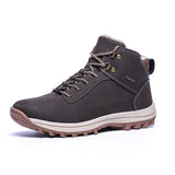 Winter High-Top Men's And Women's Shoes Warm Plus Velvet Shoes Men's Shoes Outdoor Snow Boots Anti-Slip Hiking