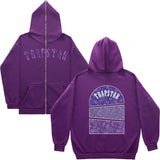 Plus Velvet Men's And Women's High Street Hoodie Trapstar Zippered Open Shirt Jacket Autumn And