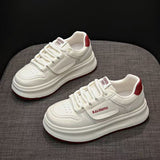 New Small White Shoes Autumn And Winter Anola Red Height Thick Background Small White Shoes Women Hit Light Board Shoes