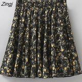 Women 28 Colors Fashion Simple Elastic Waist Summer Elegant Student Folds All-match Ulzzang Female Leisure Floral