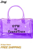 Transparent Waterproof Yoga Gym Bag Outdoor Sports Fitness Handbag Unisex Hiking Yoga Messenger Bag Workout Shoulder