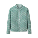 Women's Clothing In The Autumn Of 2025 New Street Fashion Wears Printed Cotton Jackets On Both