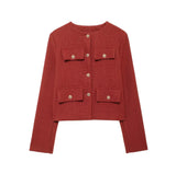 Women's Clothing Explosion Fashion Temperament Commuting Round-Neck Long-Sleeved