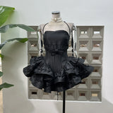 Girl Sweet Ponbo Cake Take Take Dress With Same-Color Pumpkin Shorts Strap To Repair Birthday