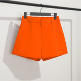 Zingj Shorts Female Summer Dress 2024 New Korean Version Of High Waist A-Word Wide Leg Pants Loose Show Thin Wear Casual