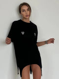 Blouse Women Wear Four Seasons Fashion Irregular Long-Sleeved T-Shirt Hot