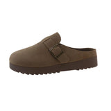 Thick-Bottomed Bag Head Half Slippers Women's New Autumn 2025 New Fashion Soft Bottom Comfortable Anti-Slip Ken
