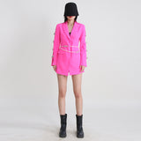 Spring New Women's Niche Design Sense Suit Dress Bow Fashion Temperament Suit A-Word Skirt