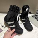 Gaode Training Shoes Women In The Summer Of 2025 New Mesh Breathable Martin Boots Casual High-Top Short Boots