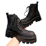 Zingj Charcoal Black High Tube Male British Thick Chelsea Boots Locomotive Martin Pipe Boots Trend Short Boots