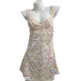 Sweet Heartbreak Flower Sling Aja Cyskirt Silk Silk Lace Lace Sexy Pajamas Girl Feeling Home