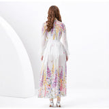 And Autumn Women's Printed Femininity Shirt Blouse Flowers Half-Dressed Two Sets Of Belly Shaded