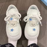 Wind Star Little White Shoes Women 2025 Autumn New High-Value Leisure Sports Shoes Fashion Trend Skate