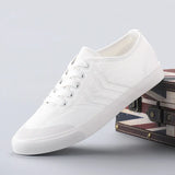 Canvas Shoes Women's Shoes In The Autumn Of 2025 New Women's Casual Board Shoes Students Korean Version Of Thick-Sed Small White