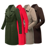 Autumn And Winter New Japanese And Korean Explosion Orders Long Hairs, Women's Coat Multi-Color Multi-Code Coat Double Buckle