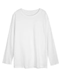 Zingj T-Shirt Women Fall 2023 New Loose Underbottom Long Sleeve Student Versatile Top Women's