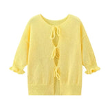 Women's Explosive Flower Long-Sleeved Knitted Cardigan