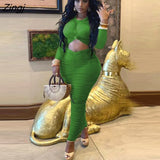 Long Pleated Dress Women Hollow Out Draped Bodycon Sundress Party Club Dresses Summer Clothings