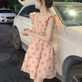 Dress Women Elegant Popular Trendy Korean Style All-match Summer Street Wear Clothing Ins New Arrival Patchwork
