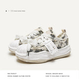 Shoe Shopping Ticket Deconstruction Of Dissolved Shoes Banding Trend Board Shoes Thick Soles Climax Shoes Men And Women Couple