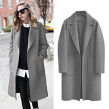 And Winter Double-Sided Women's New Hair Coat Long Loose-Child Coat