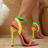 New High Heel Sharp Head Fish Mouth
