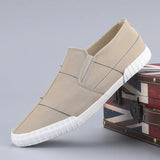 Walk Men's Shoes Low Help Canvas Shoes Men's 2025 New Trend Korean Version Of The Old Beijing Cloth Shoes Pedaling
