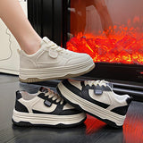 Version Of The Trend Of Small White Shoes Women In The Autumn Of 2025 New Buffler Shoes Thick Soles Casual Loose Cake Breathable Running