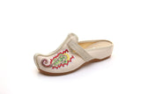 Zingj Ethnic Style Summer Ladies Embroidered Cloth Art Slippers Embroidered Cloth Shoes