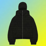 Light Board Autumn Ins New Hooded Jacket Short Coat Men's Double Hat Autumn And Winter Couple
