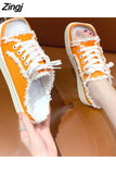 Shoes Slippers Women Casual Slip On Flats Shoes Summer Ladies Half Slipper Platform Shoes Femme 2023 New