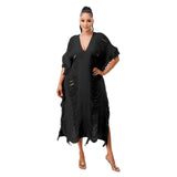 Zingj New Women's Handmade Knitted Hand-Through Tassel