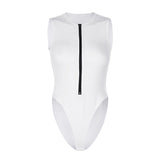 Zingj Cool And Refreshing Sexy Sleeveless Sleeveless Onesie Women's Fashion Pure Color Versatile Bodice