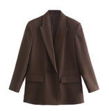 Women's Explosive Fashion Casual Temperament Commute Multi-Color Suit Long-Sleeved