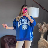 New Women's Casual Fashion Print Thicken With Long-Sleeved