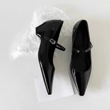 Spring And Summer New Slopes And Summer Tips Mary Jane Women's Shoes Sandal Temperament With Shallow Women's Single