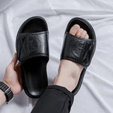 Zingj Celebrity Ins Trend Slippers Men's Wear 2023 New Flip-Drag Beach Shoes