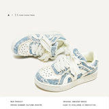 Shoe Destruction Series [M] Comfortable Cowboy Men's Shoes Thick Sole Wear-Resistant Men's And Women's Low-Help Couple Board