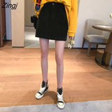 Women Skirt Autumn Winter Hot Sale 3XL Corduroy Mini Female Solid Pencil Slimming Sexy Trendy Elegant All-match Leisure