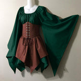 New Party Long-Sleeved Women's Renaissance Medieval Dress Festive