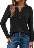 2025 Spring And Autumn Women's Long Sleeves V-Neck Shirt Home Business And Leisure Shirt