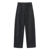 Spring And Summer Female Simple Waist Cowboy Suit