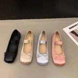 Ballet Fashion Single Shoes Fairy Shoes Spring And Autumn Vintage Vertiny Silver Evening Evening Wind High-End Feeling Mary Treasure